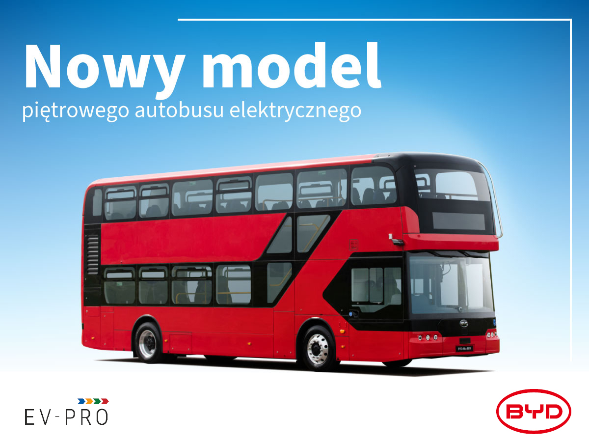 Nowy model piętrowego autobusu elektrycznego