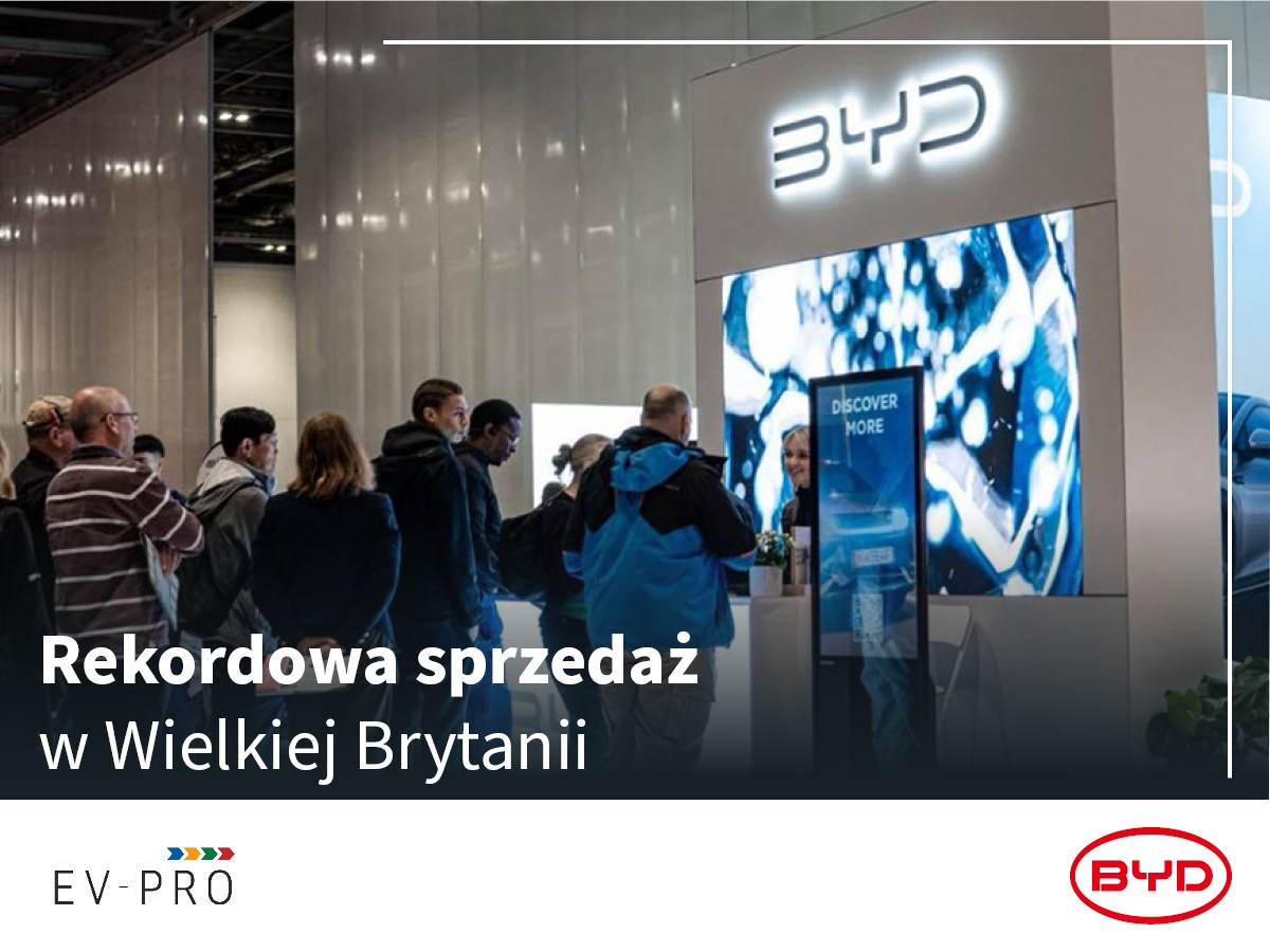 Firma BYD osiągnęła kolejny kamień milowy