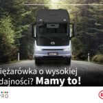 E-ciężarówka wysokiej wydajności.
